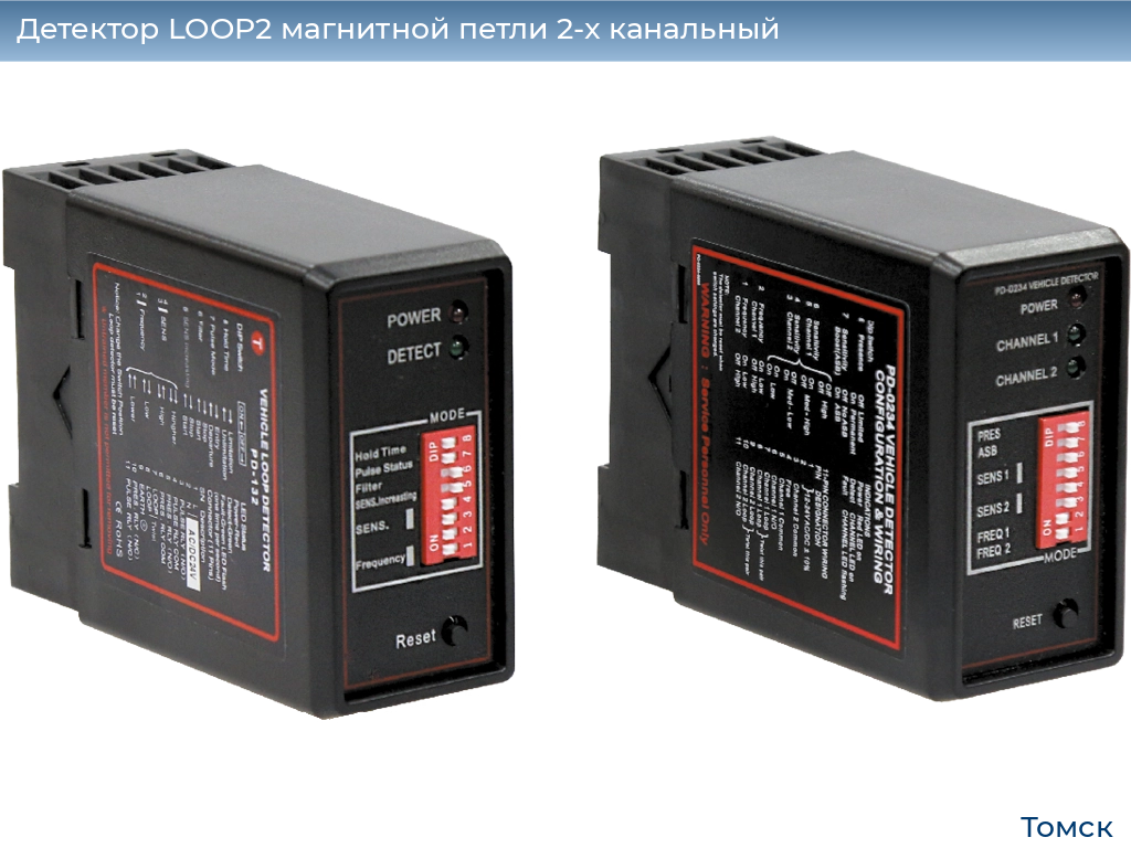 Детектор LOOP2 магнитной петли 2-x канальный, tomsk.doorhan.ru